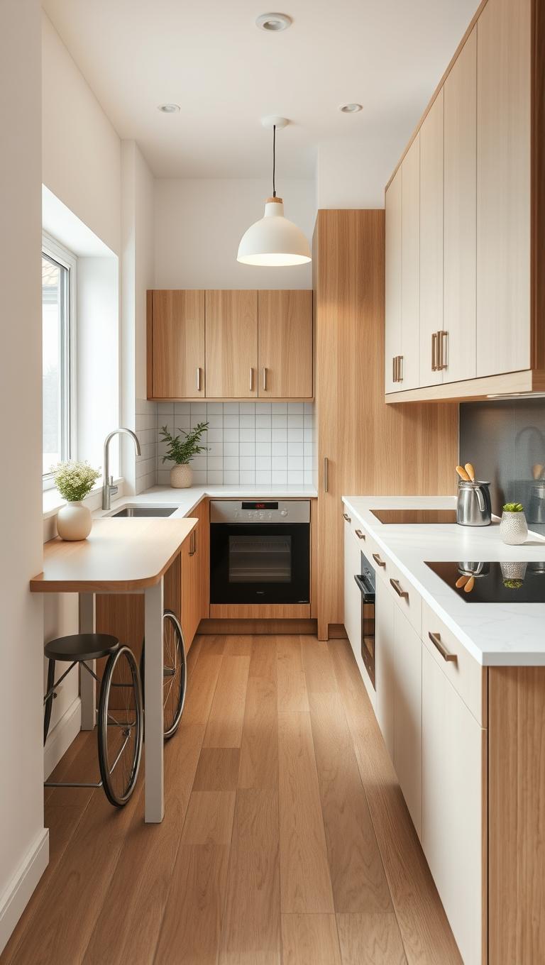 17. Accessible Lower Counter Overhang