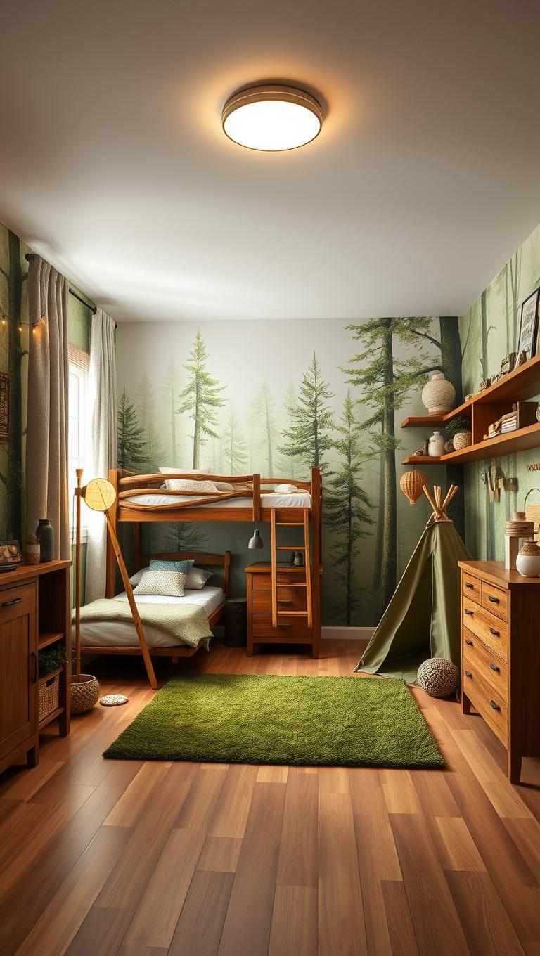 18. Forest woodland nature theme