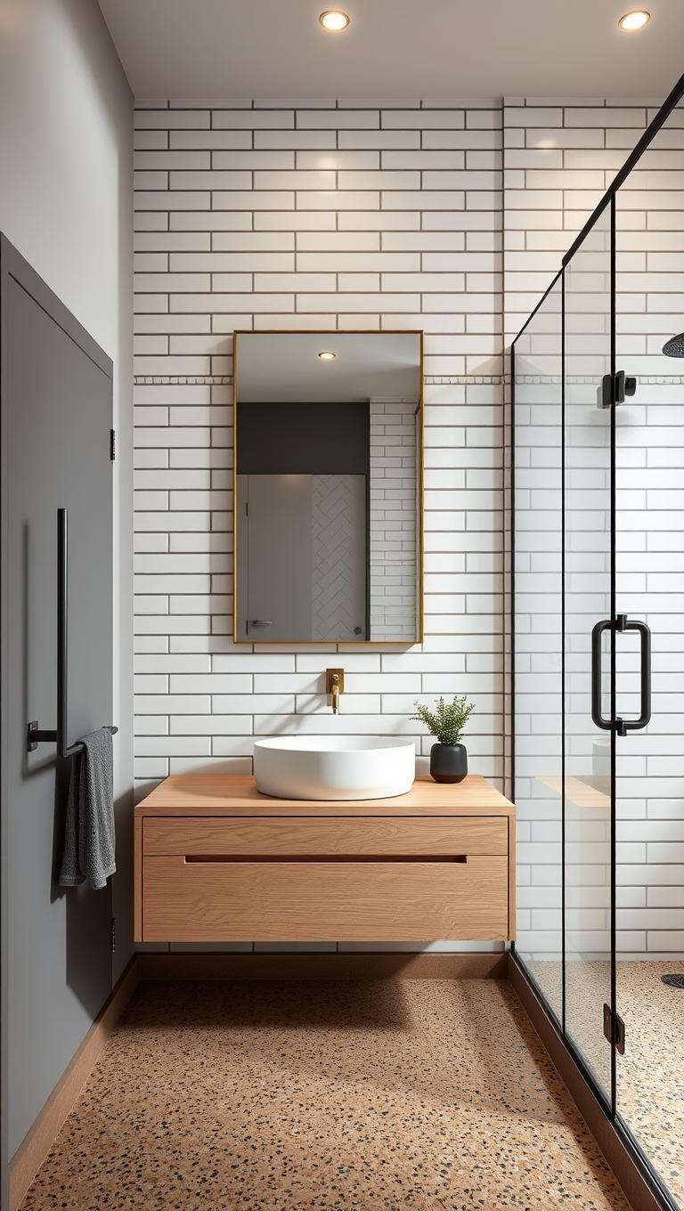2. Classic Subway Tiles with a Modern Twist