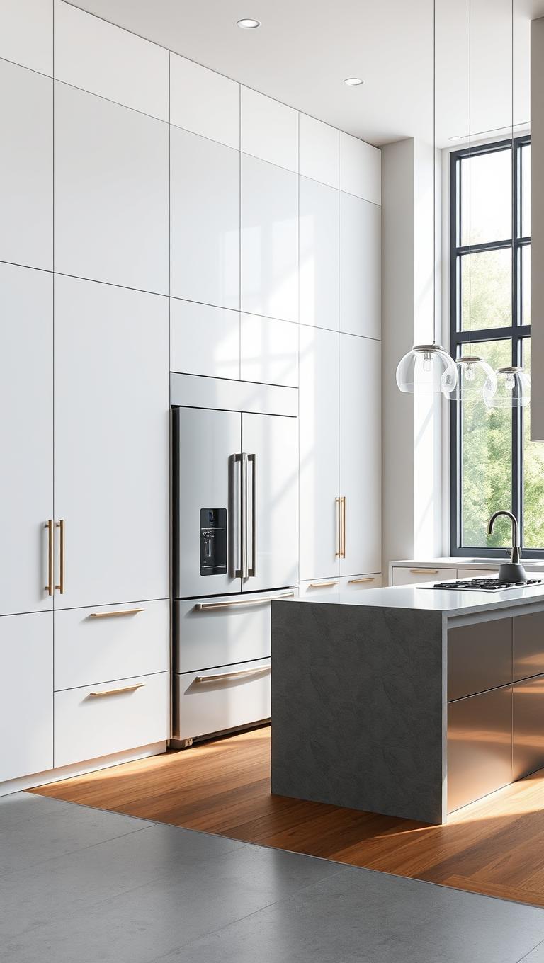 21. Vertical Storage with Tall Cabinets