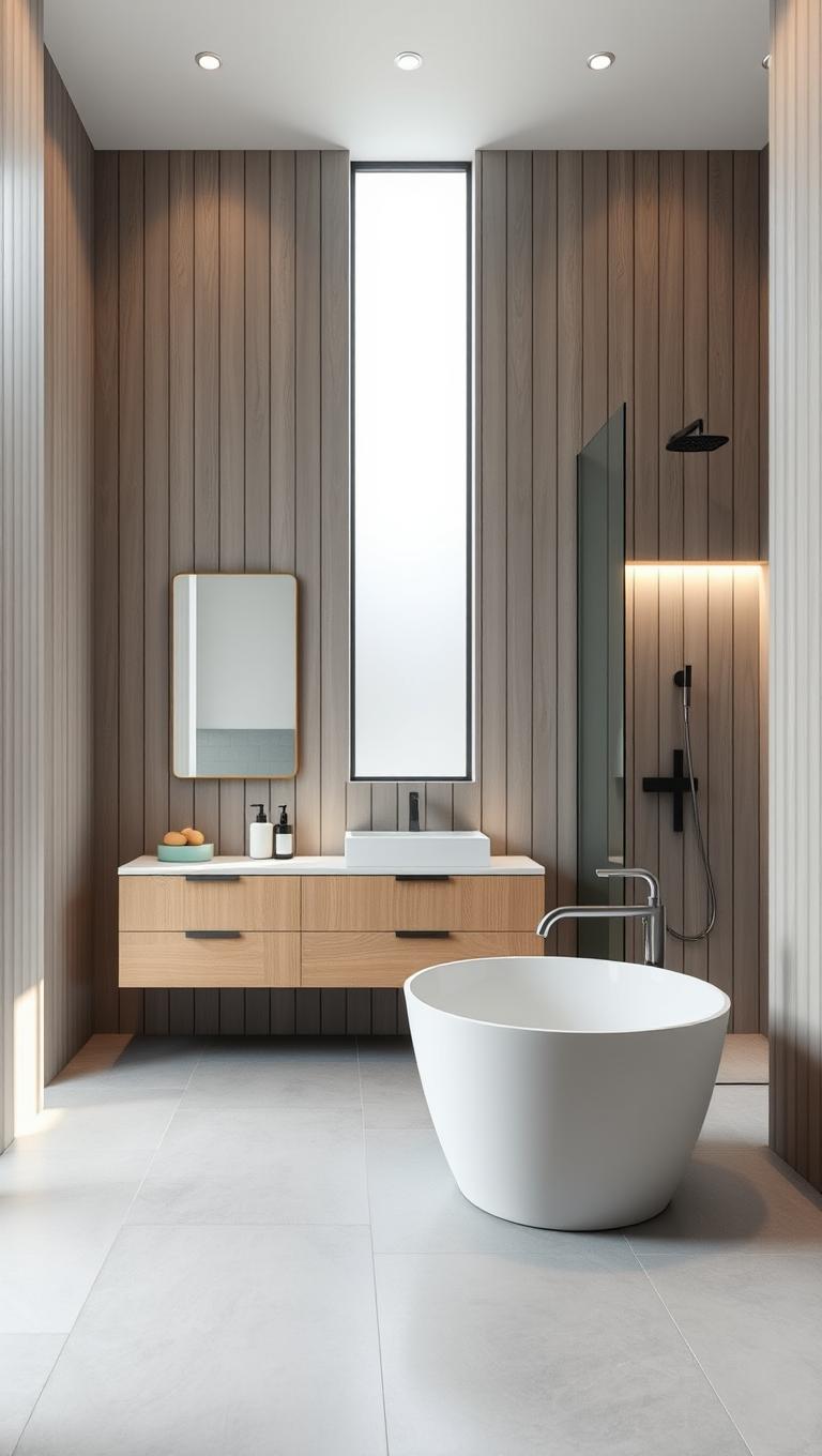 22. Vertical panels or shiplap for height