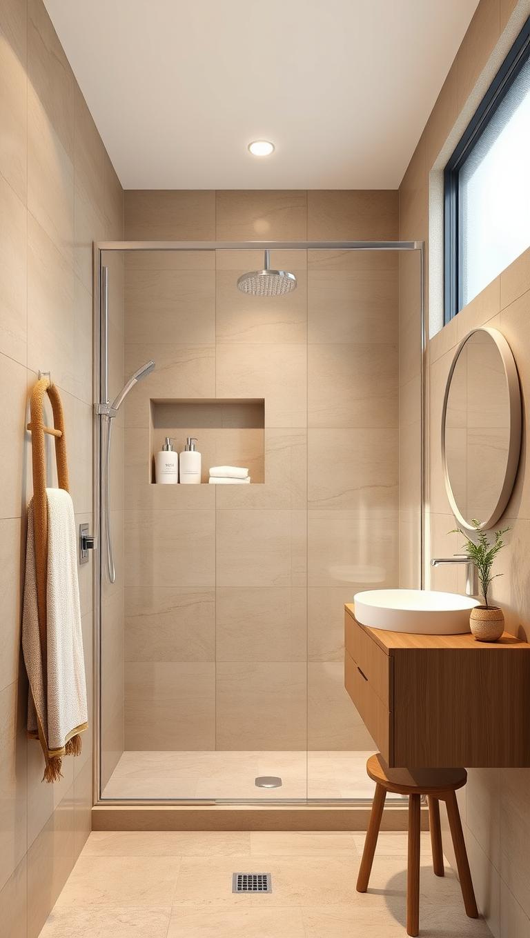 23. Spa like rainfall shower head