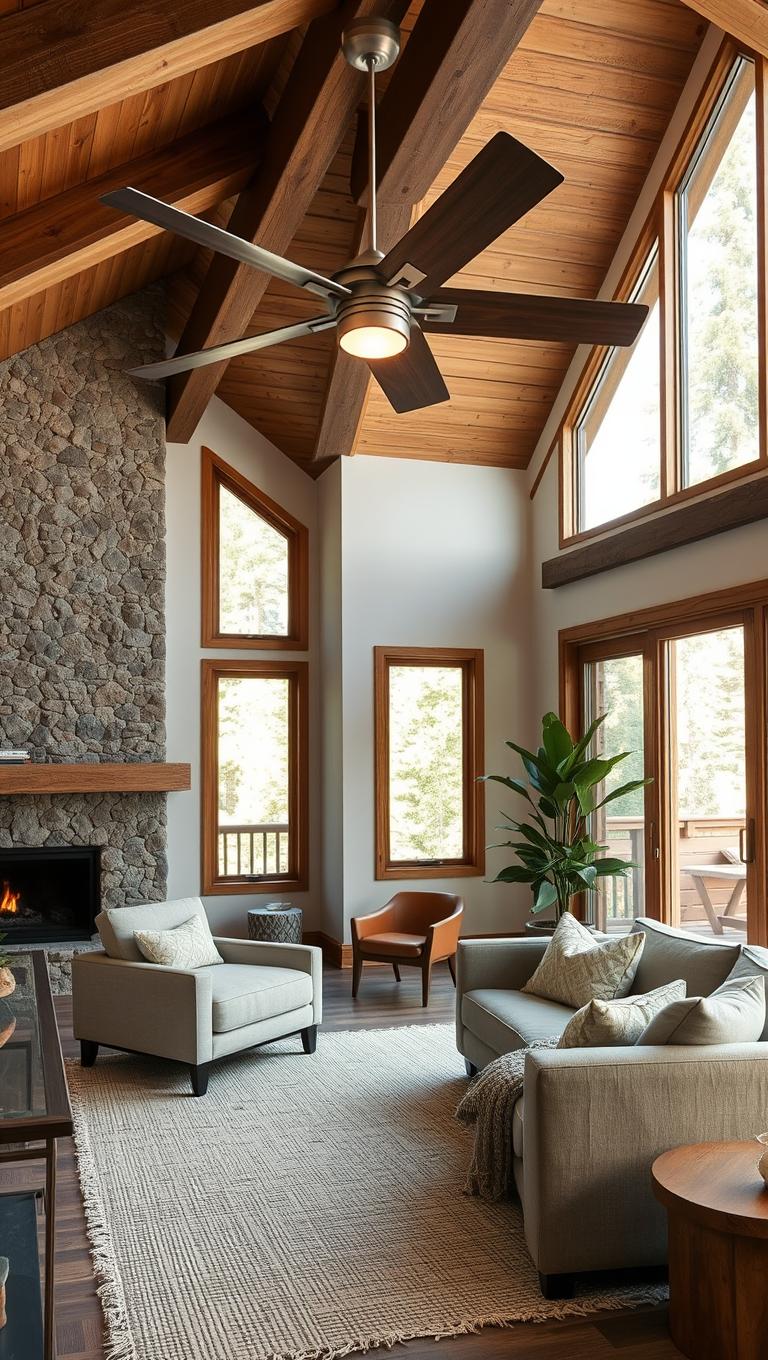 24. Ceiling Fans for Comfort in Warm Months