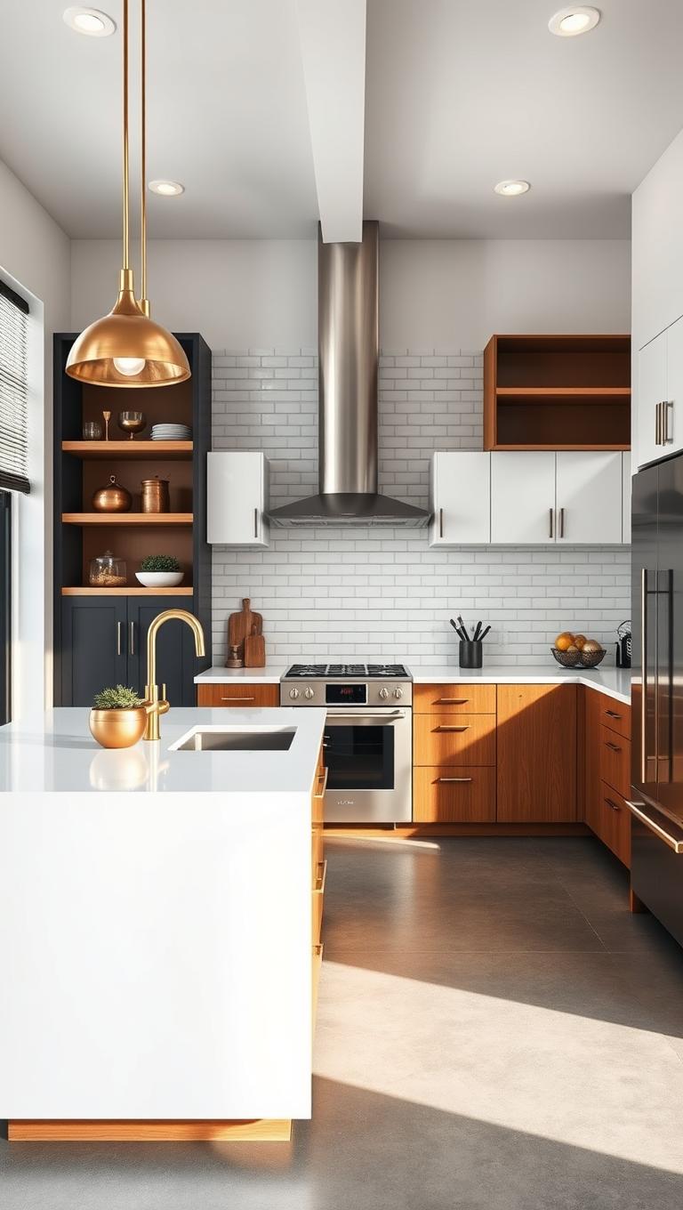 25. Mixed Metals and Finishes for Interest