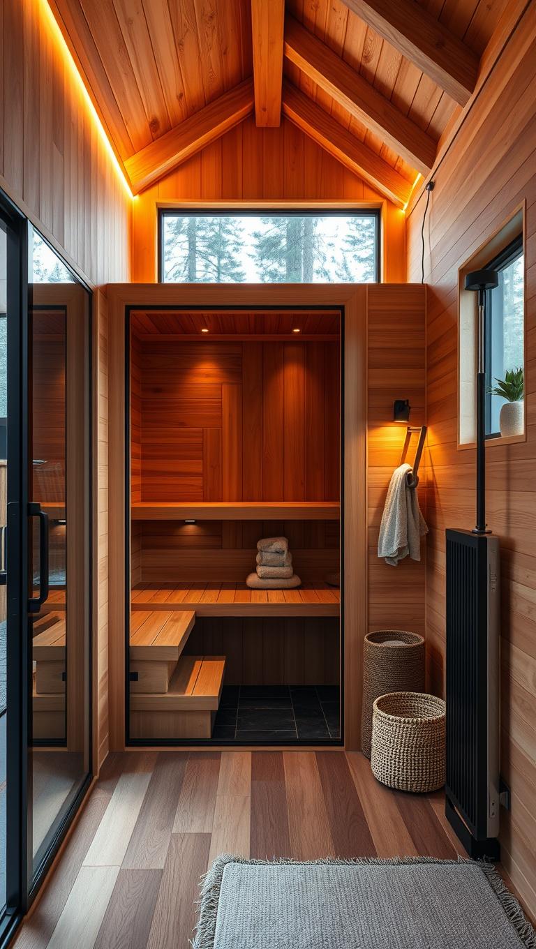 28. Sauna or Drying Room for Cabin Vibe