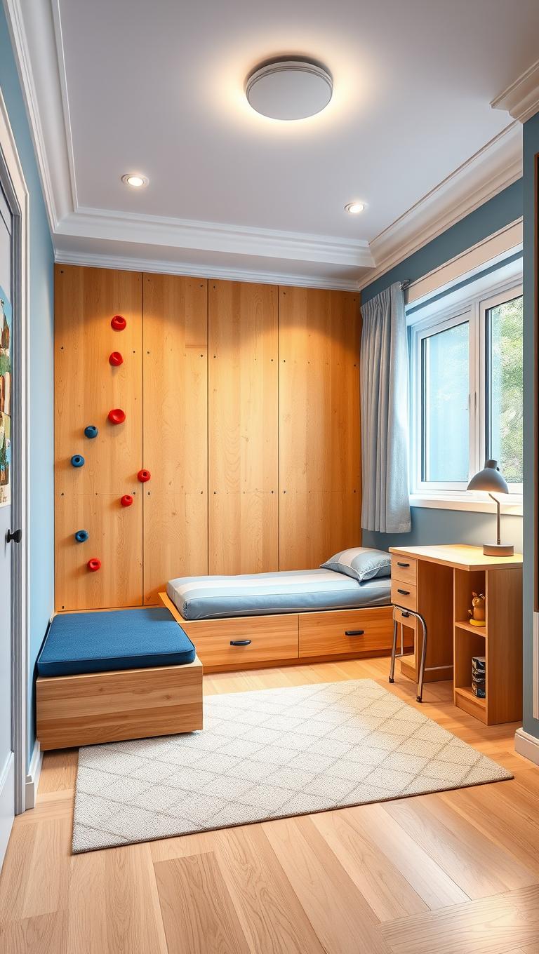 29. Small climbing wall element