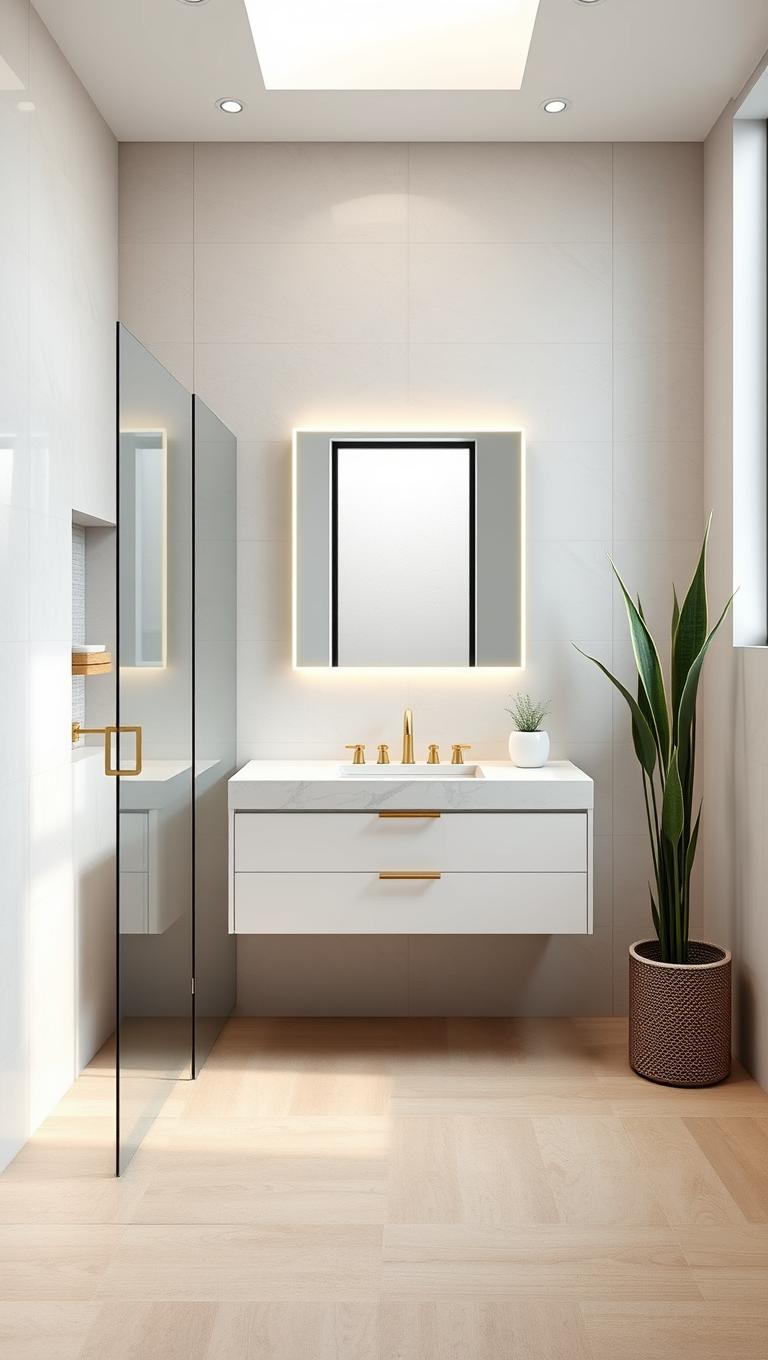 30. Inset tile patterns like subtle herringbone