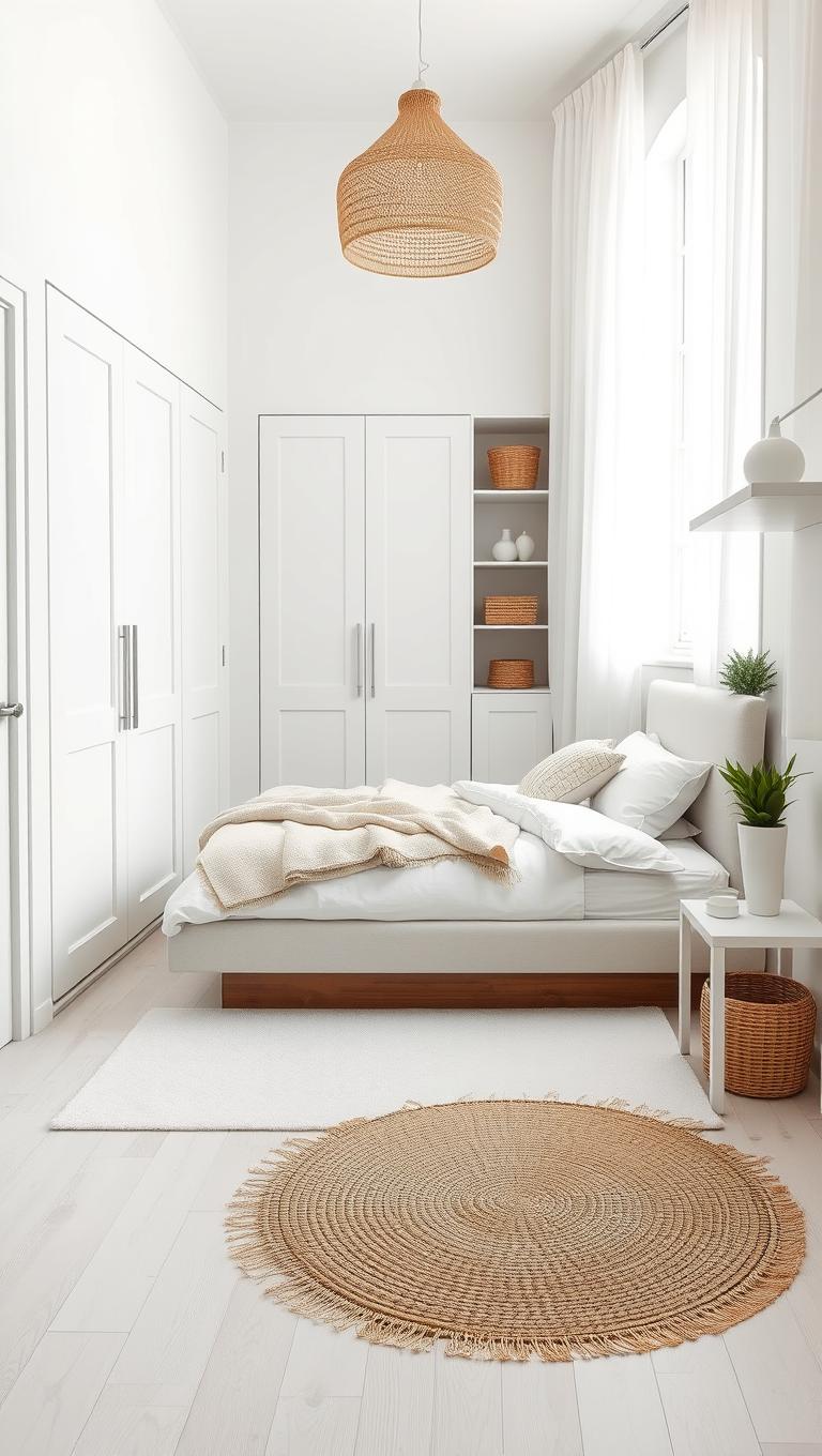 33. All white with natural textures