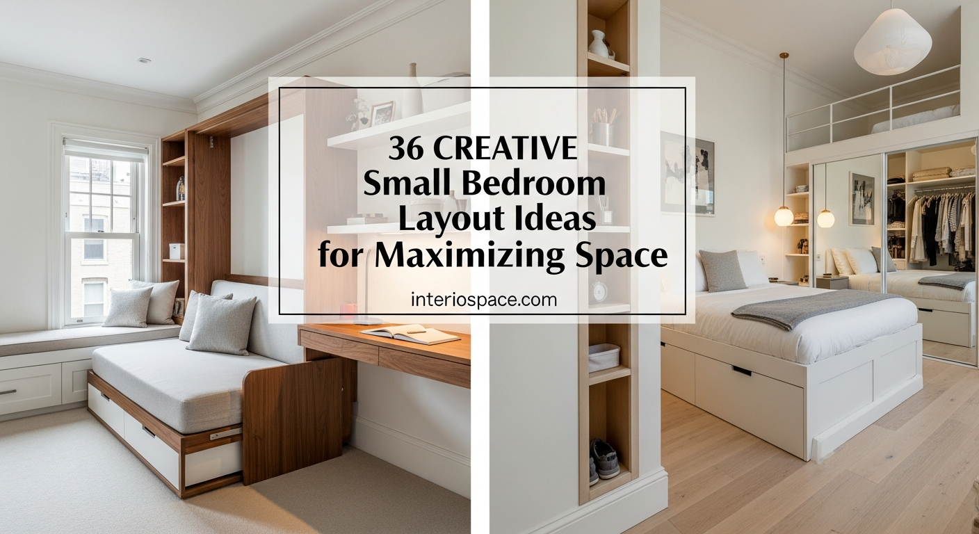 36 Creative Small Bedroom Layout Ideas for Maximizing Space