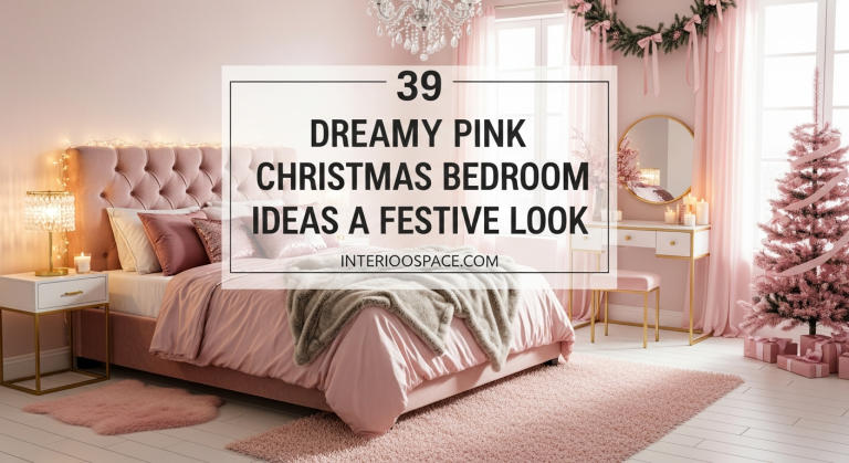 39 Dreamy Pink Christmas Bedroom Ideas for a Festive Look