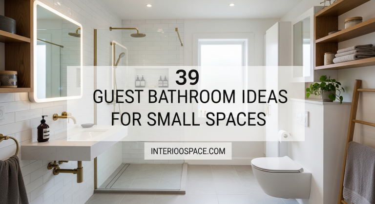 39 Guest Bathroom Ideas for Small Spaces