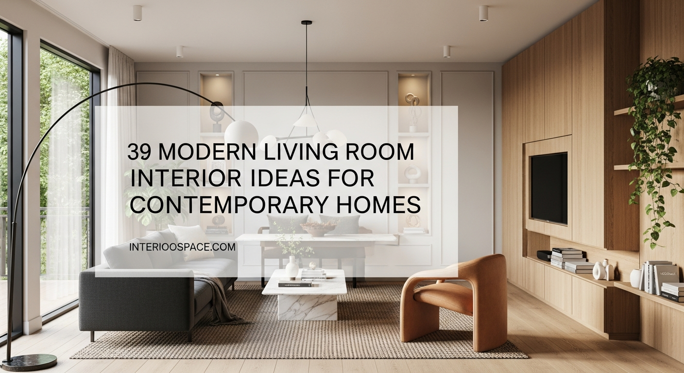 39 Modern Living Room Interior Ideas for Contemporary Homes