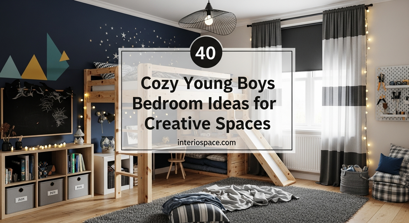 40 Cozy Young Boys Bedroom Ideas for Creative Spaces