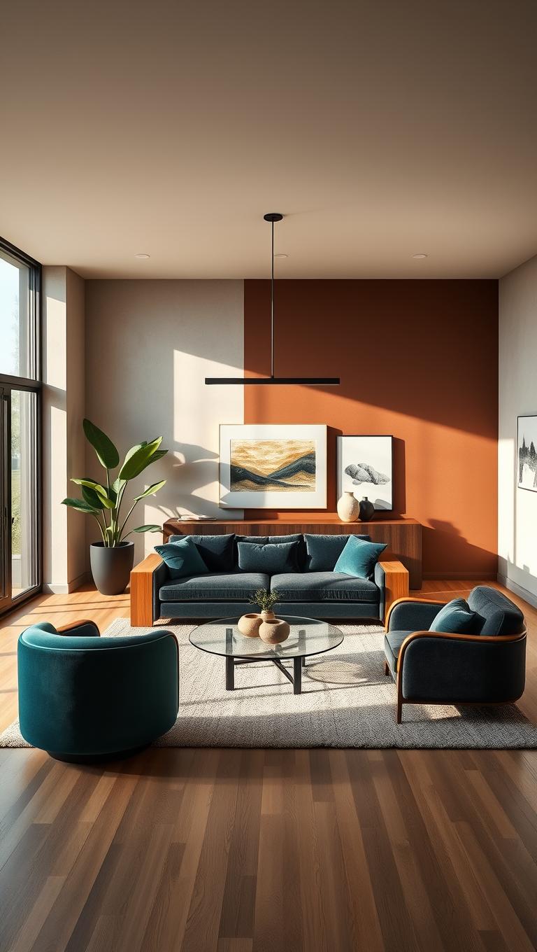 5. Statement Sofa as Focal Point