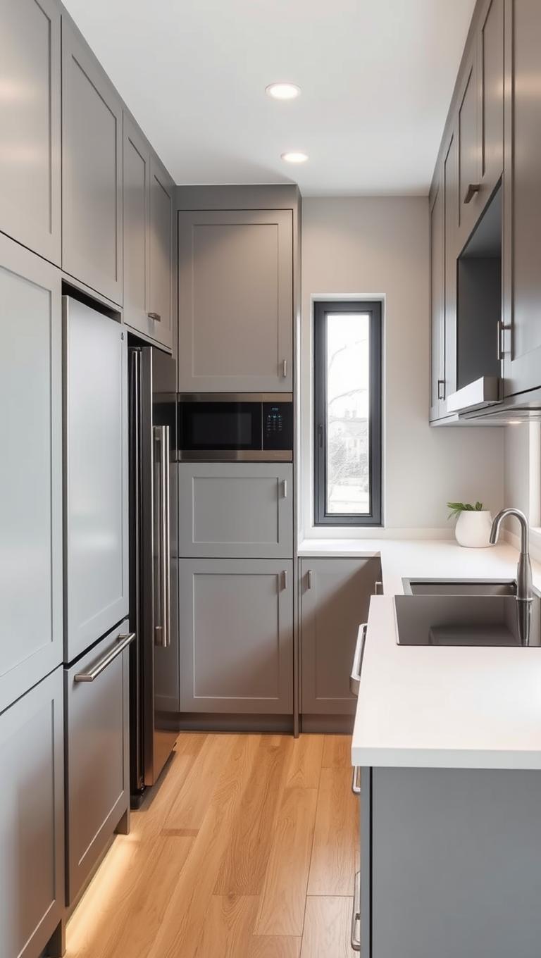 6. Integrated Appliances for Seamless Look