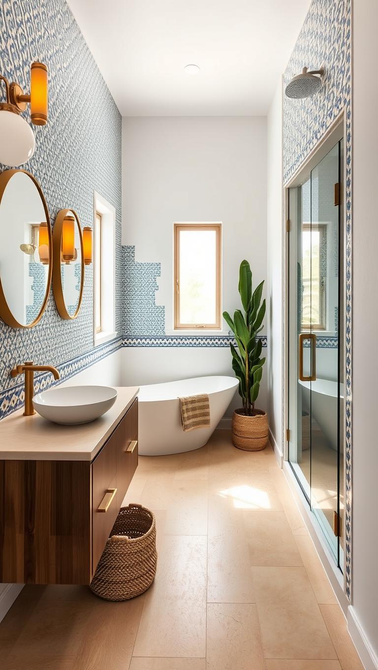 8. Moroccan Mosaic Tiles for a Bold Accent