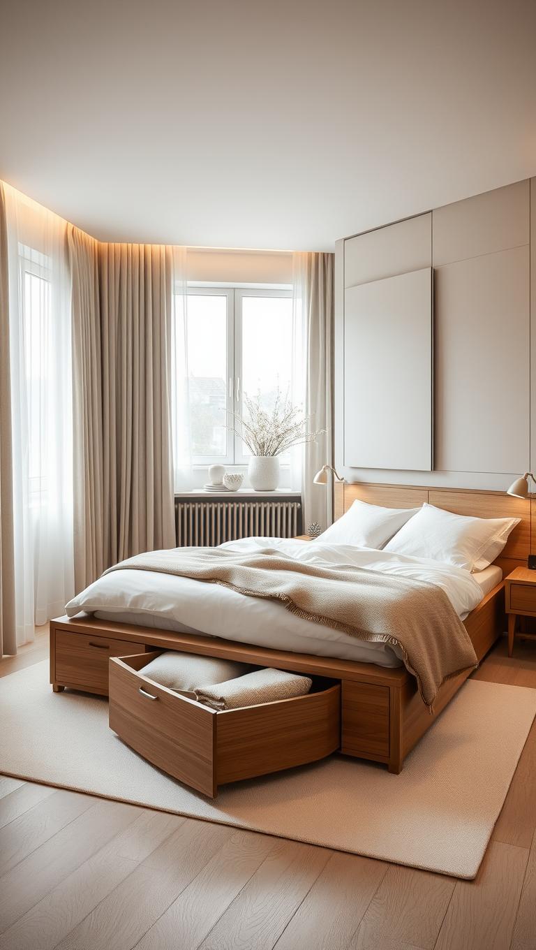 8. Under Bed Storage and Hidden Closets