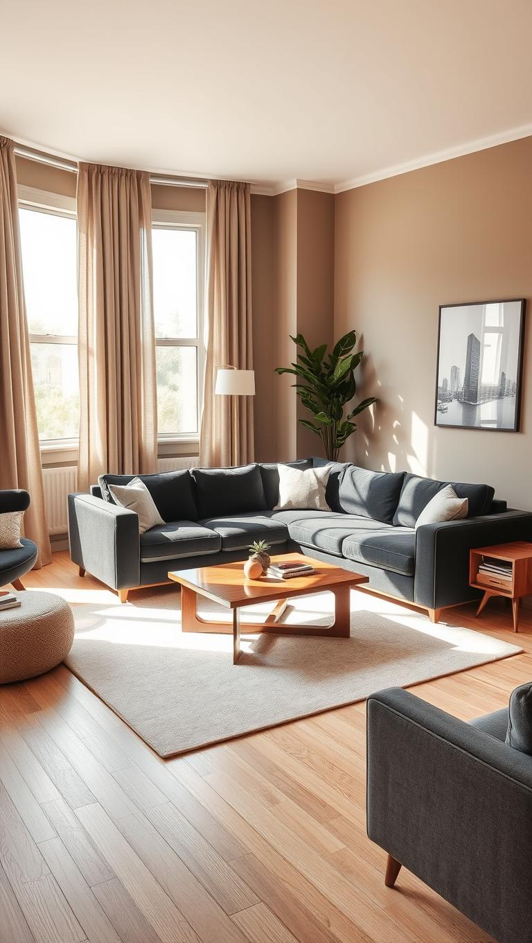 9. Corner Sofa for Efficient L Shaped Layout