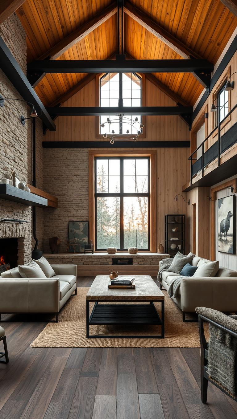 9. Rustic Black Metal Details